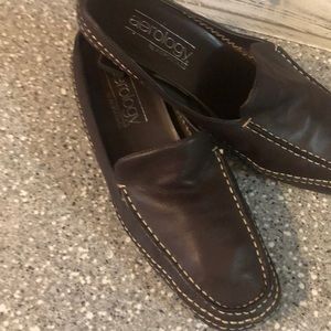 Leather comfortable shoes.